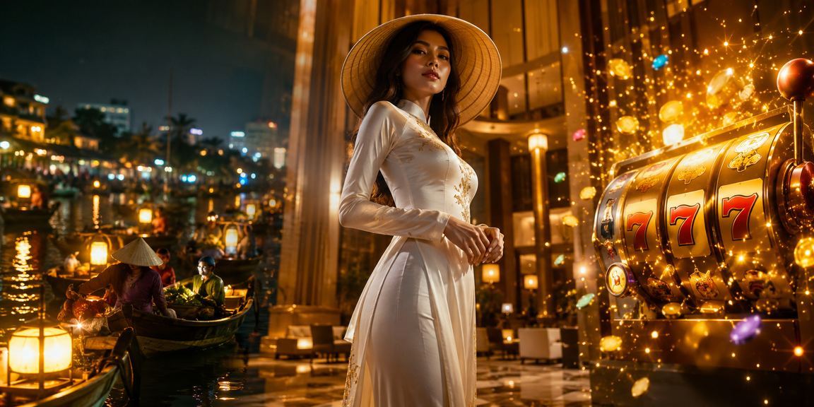 Người chơi tại Hà Nội đặt cược trên điện thoại vào ban đêm với ánh đèn neon